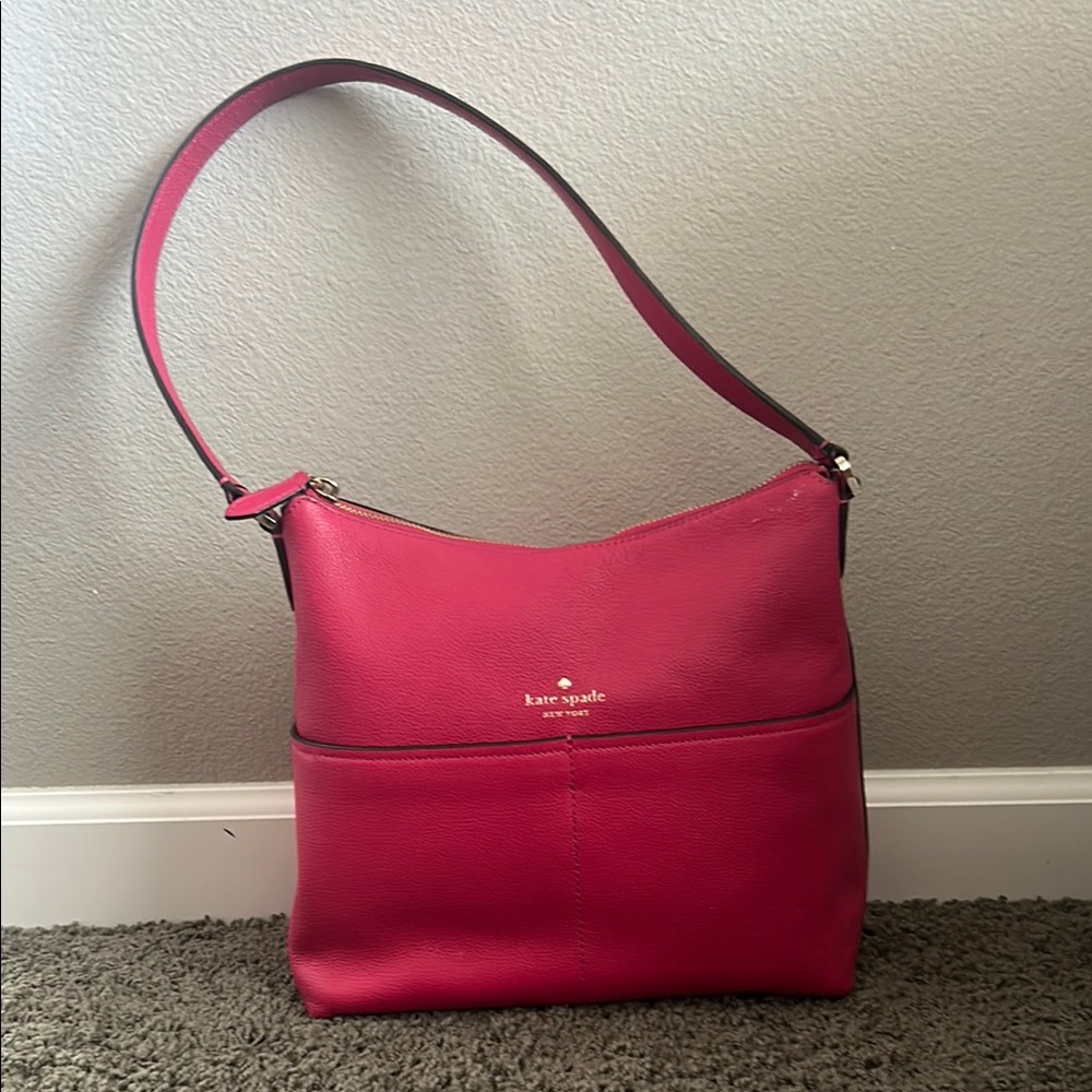 Kate Spade Pink Leather Shoulder Bag